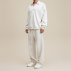 Men’s Half-Placket Polo Collar Sweatshirt