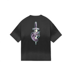 260GSM 100% Cotton Washed Vintage Tie-dye Oversized T-shirt