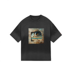 260GSM 100% Cotton Washed Vintage Tie-dye Oversized T-shirt