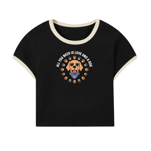 Core Baby Tee Color Ribbing(200GSM)