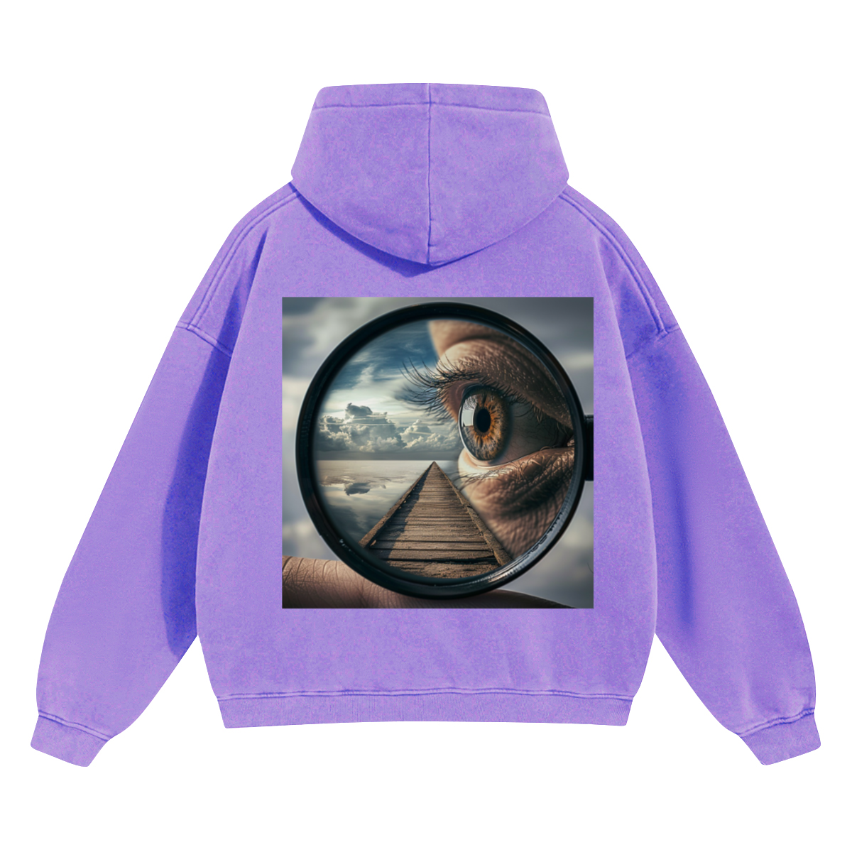 Unisex Cropped Drop Shoulder Heavyweight Oversized Hoodie(460GSM)