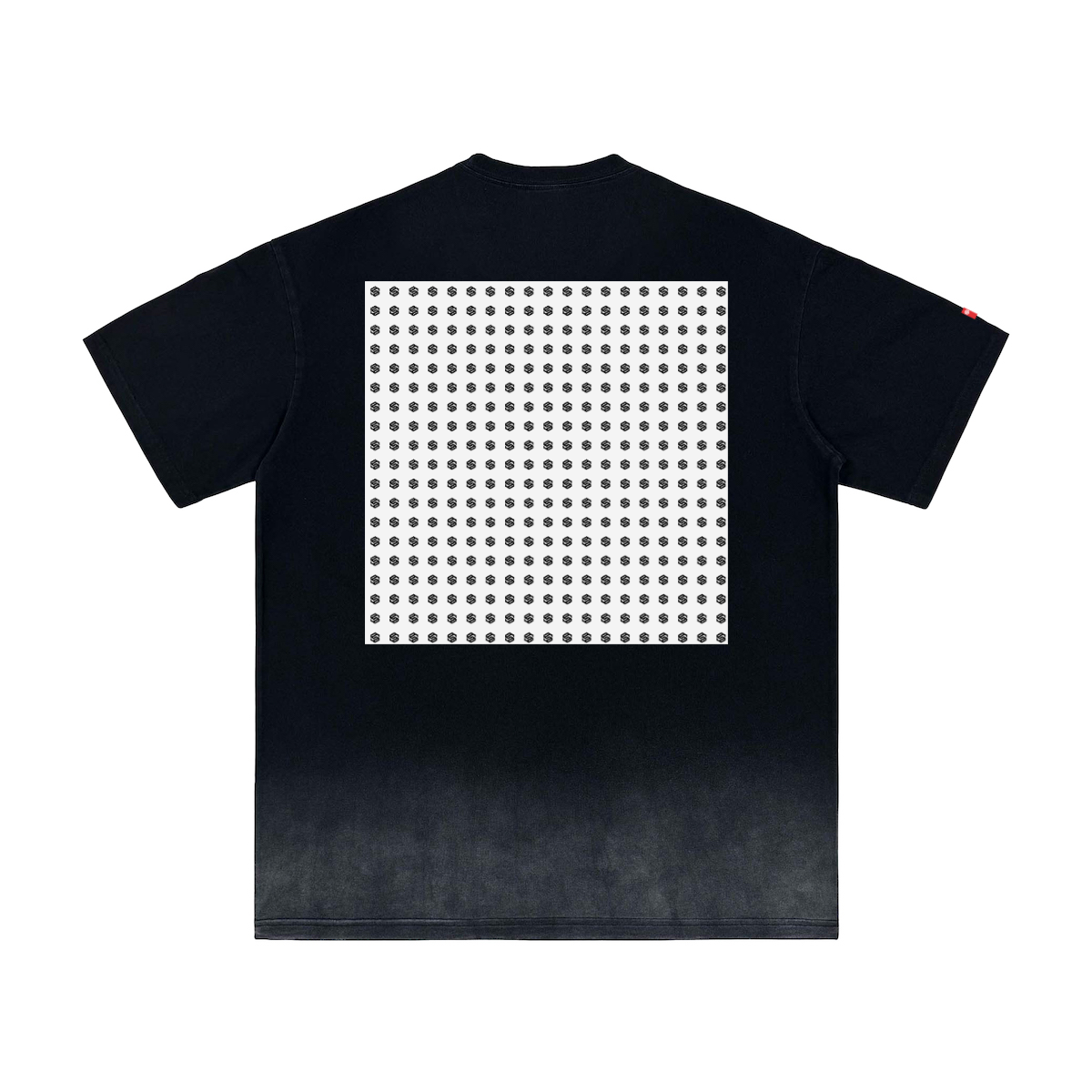 Bottom Sunfade Gradient Washed Vintage T-Shirt(250GSM)