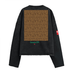 440GSM Unisex Washed Cropped Sweatshirt