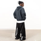 Reverse Pocket Distressed Unisex Hoodie