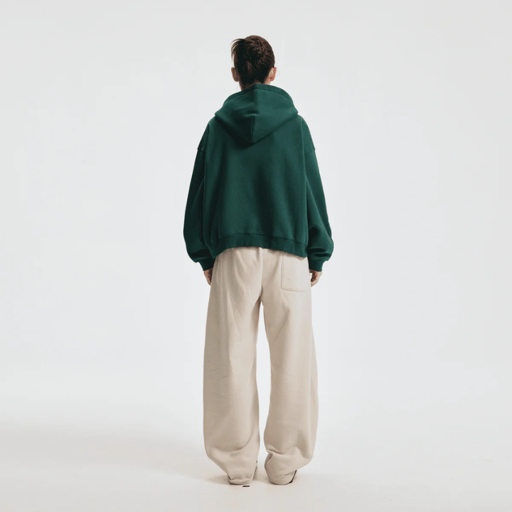 Reverse Pocket Unisex Distressed Cotton Hoodie