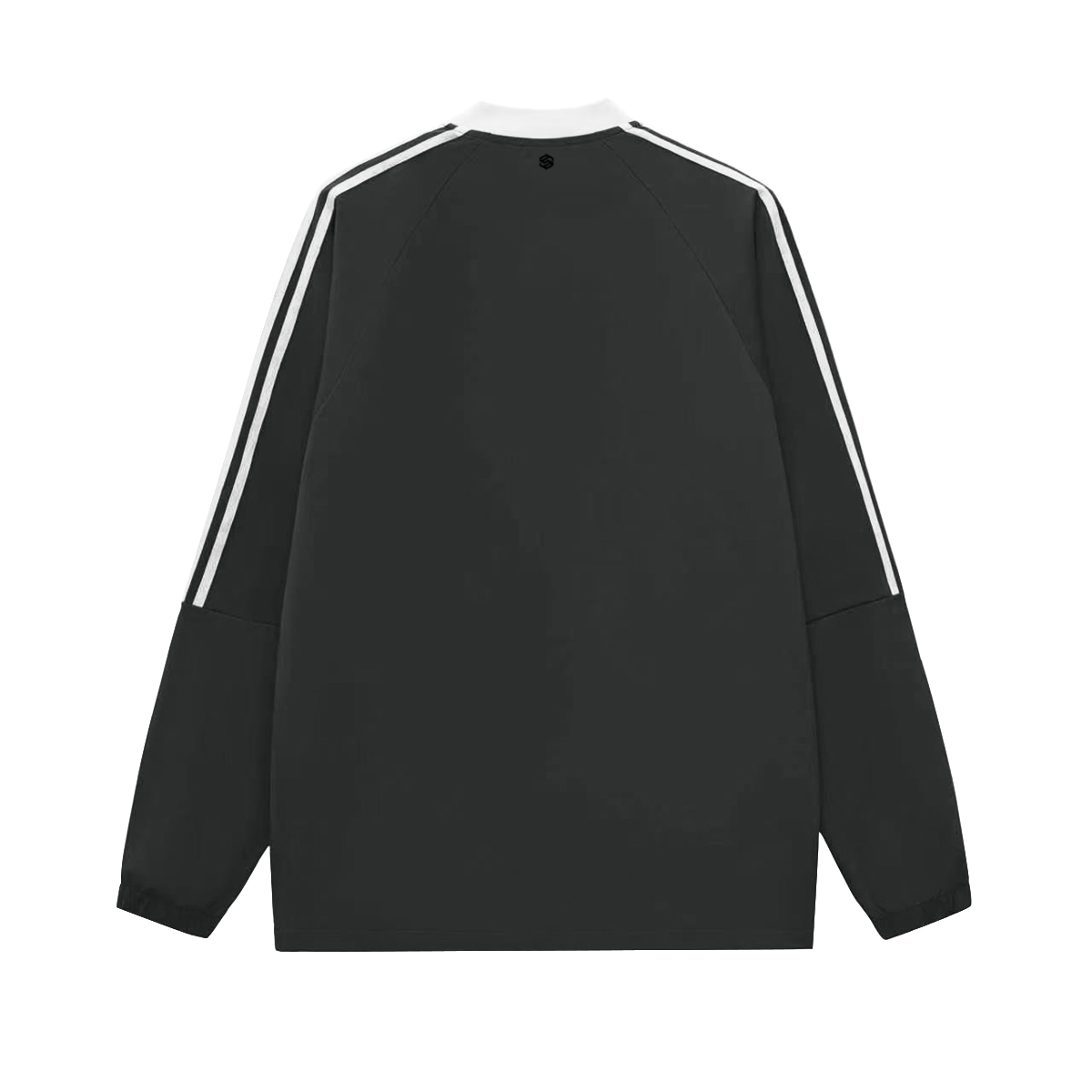 Colorblock V-neck Long Sleeve Shirt