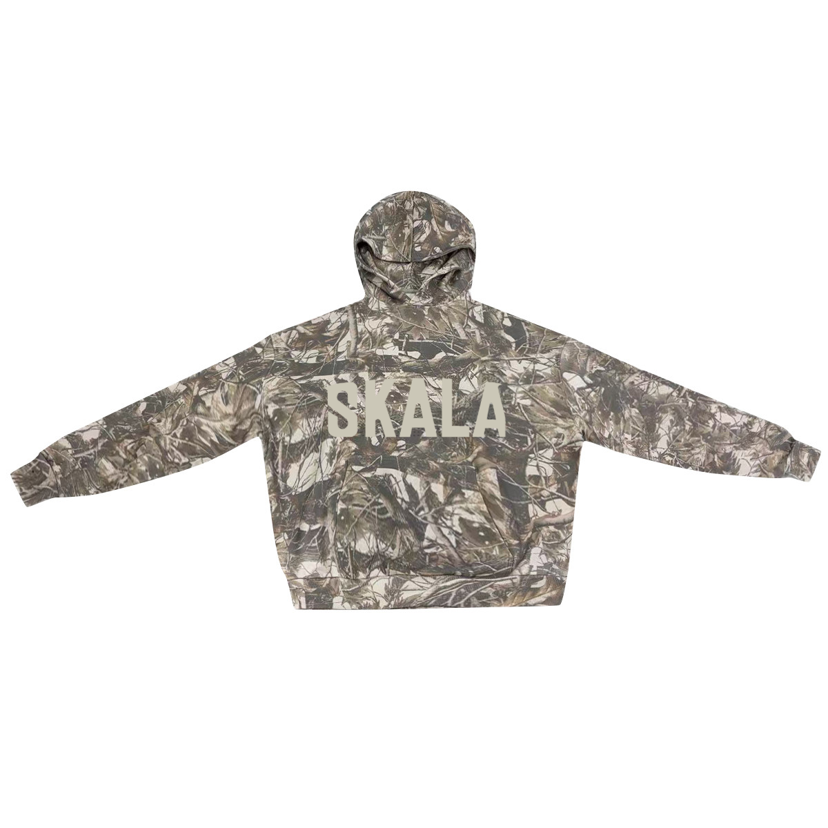 Unisex Cotton French Terry Camo Hoodie