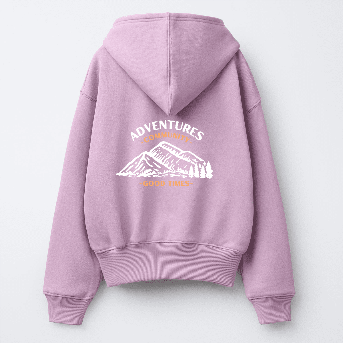 Kids’ Pink French Terry Crewneck Sweatshirt（405GSM）