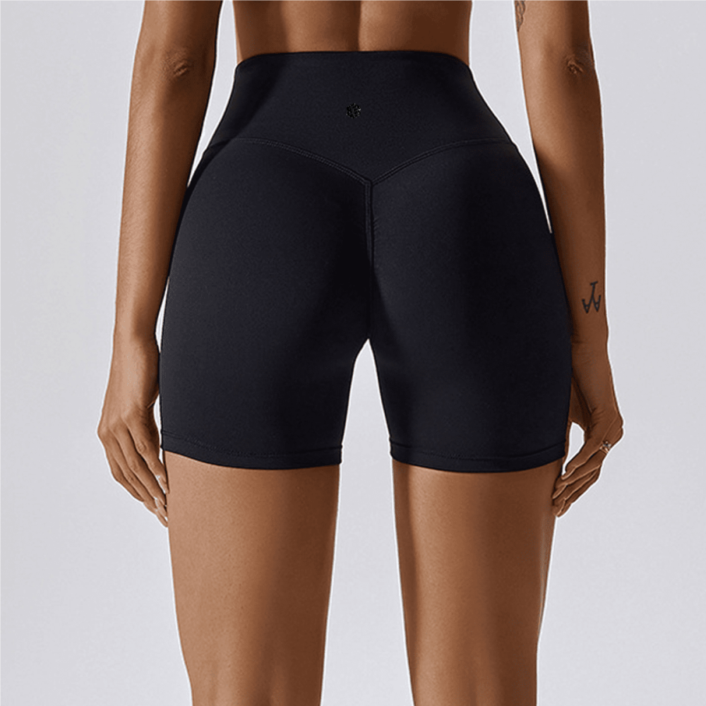 CloudFeel High-Waisted Compression Yoga Shorts