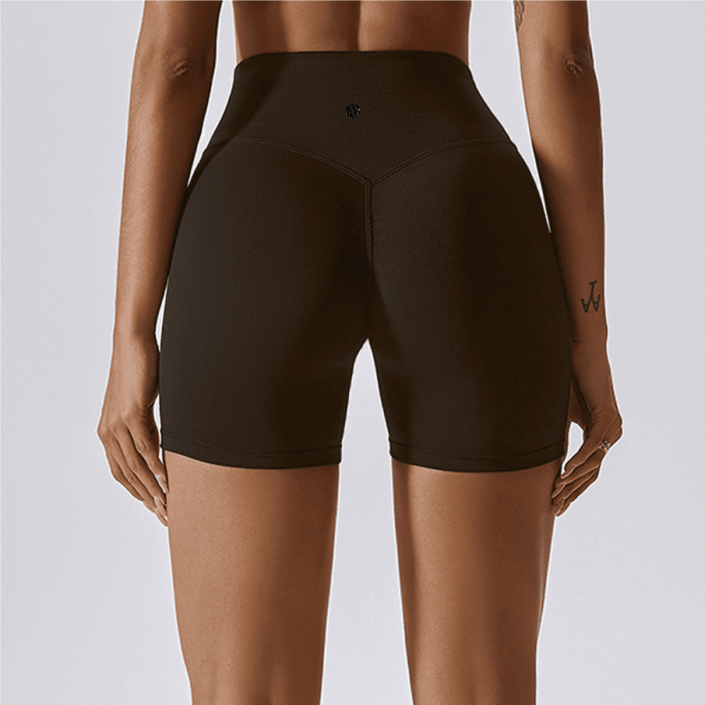 CloudFeel High-Waisted Compression Yoga Shorts