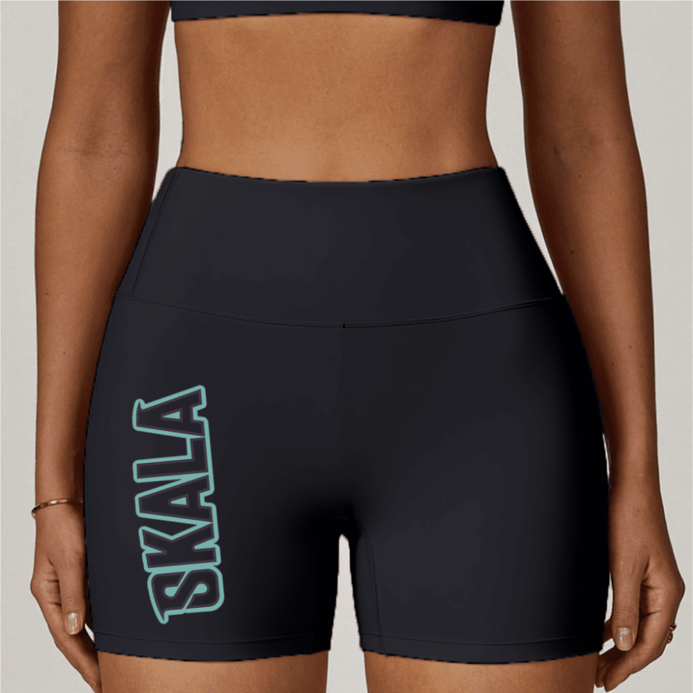 CloudFeel High-Waisted Compression Yoga Shorts