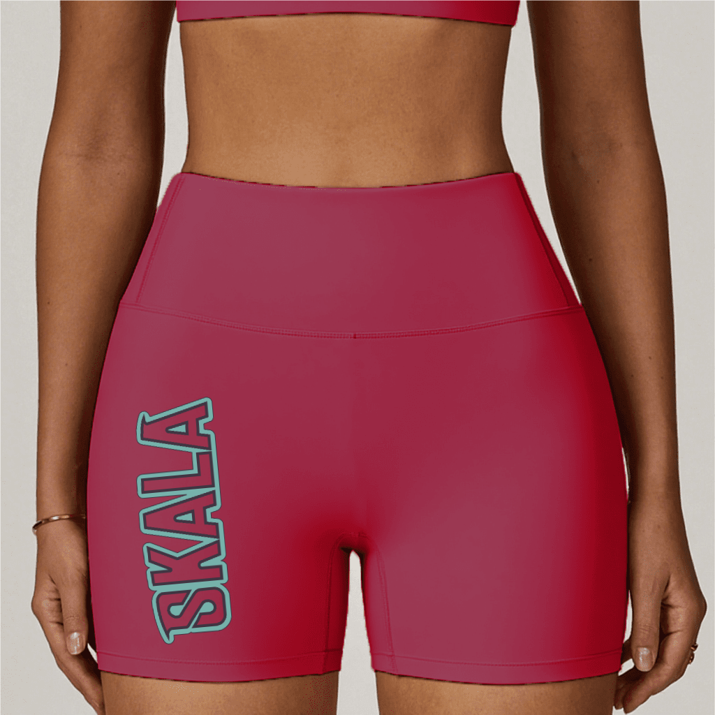 CloudFeel High-Waisted Compression Yoga Shorts