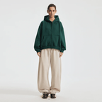 Reverse Pocket Unisex Distressed Cotton Hoodie