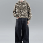 Unisex Cotton French Terry Camo Hoodie