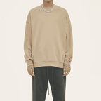 Unisex 100% Cotton Lightweight Oversize Crewneck Sweatshirt (290 GSM)