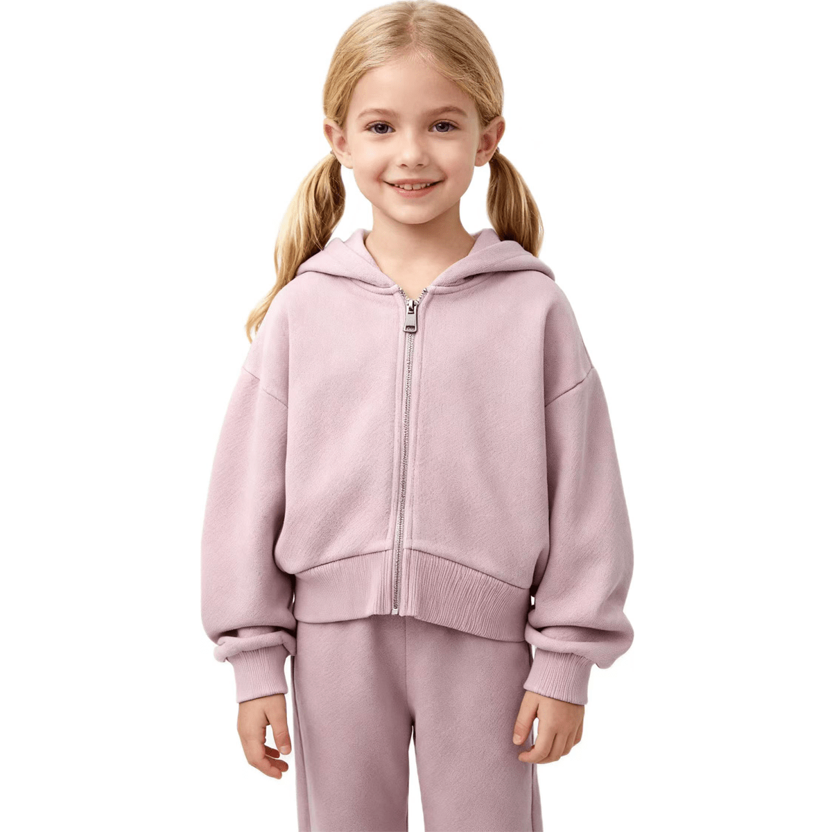 Kids’ French Terry Zip-up Hoodie（405GSM）