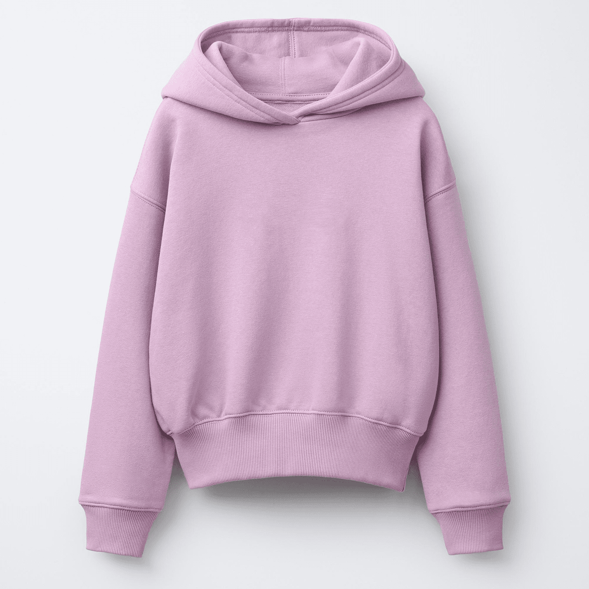 Kids’ Pink French Terry Crewneck Sweatshirt（405GSM）